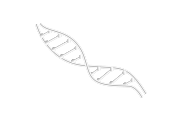 3D DNA Gray Vector Design Isolated: A Practical Visual Resource for Science Communication