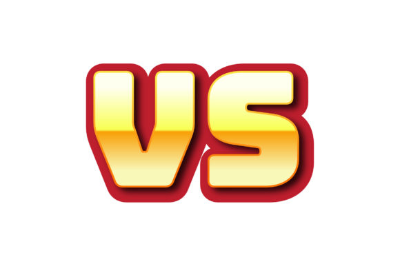 3D Versus, Vs Text Design Vector Graphic: A Strategic Tool for Clearer Communication and Decision-Making