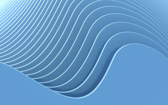 Blue Wave Abstract Background 3D: Design Guide