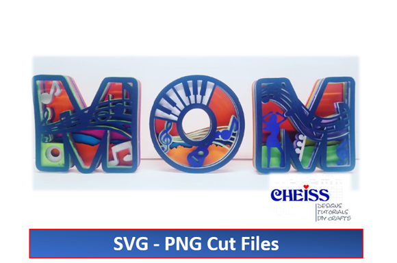 Getting the Most from 3D MOM Letters Music Design SVG