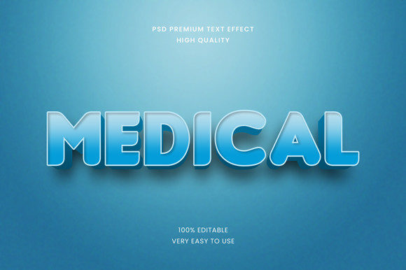 How the Medical 3D Text Effect Mockup Graphic Redefines Visual Communication in Healthcare and Design