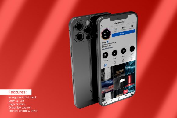 iPhone 12 Mockup for Instagram & Brand Design