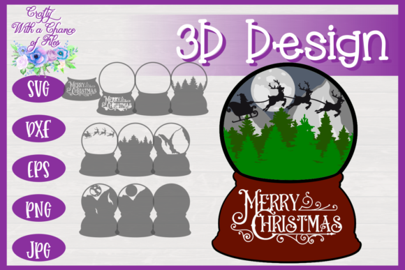 Merry Christmas in Modern Design