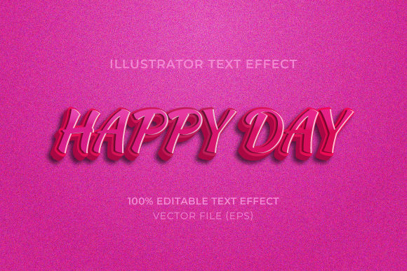 Premium 3D Editable Text Effect Design