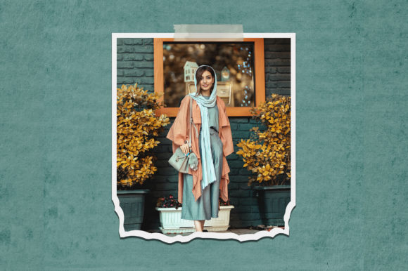 Realistic 3D Photo Frame Mockup Design