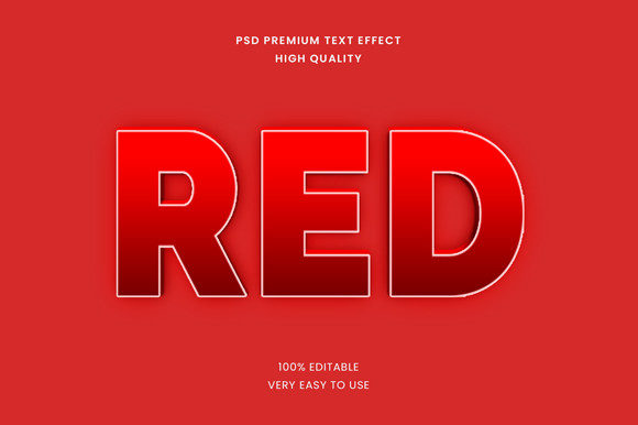 Red 3D Text Effect Mockup PSD Graphic: A Practical Guide for Designers and Marketers