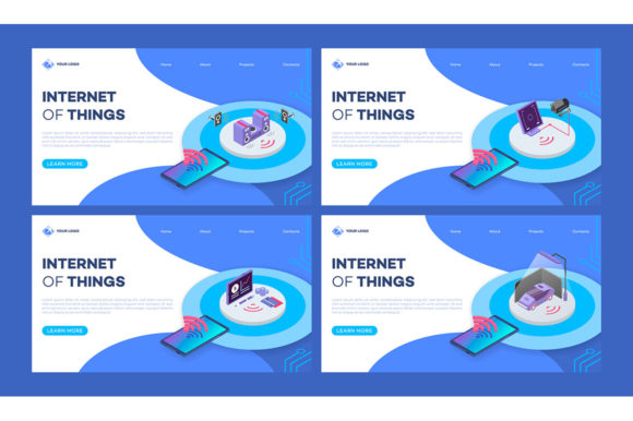 Security System Landing Page Vector: A Modern Typeface with Purpose