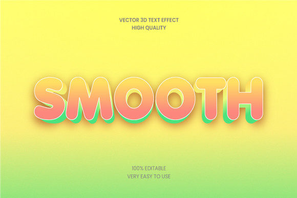 Smooth 3D Text Effect Mockup Graphic: Evaluating Its Role in Modern Design Projects