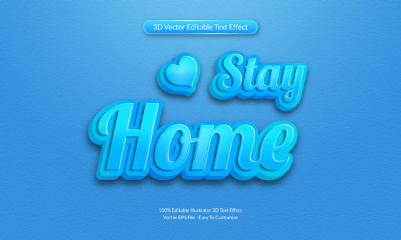 Stay Home 3D Editable Text Effect Design: A Practical Guide for Creative Messaging