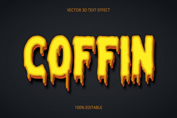 The Art and Impact of the Coffin 3D Text Effect Creative Design
