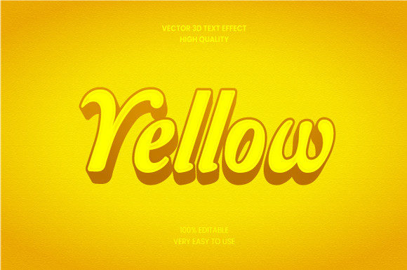 The Power of a Bold Statement: Using a Yellow 3D Text Effect Mockup Graphic